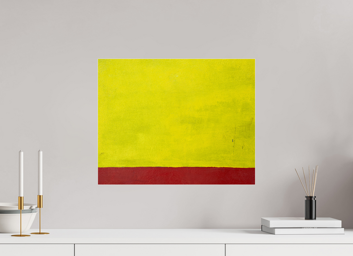 Yellow meets red